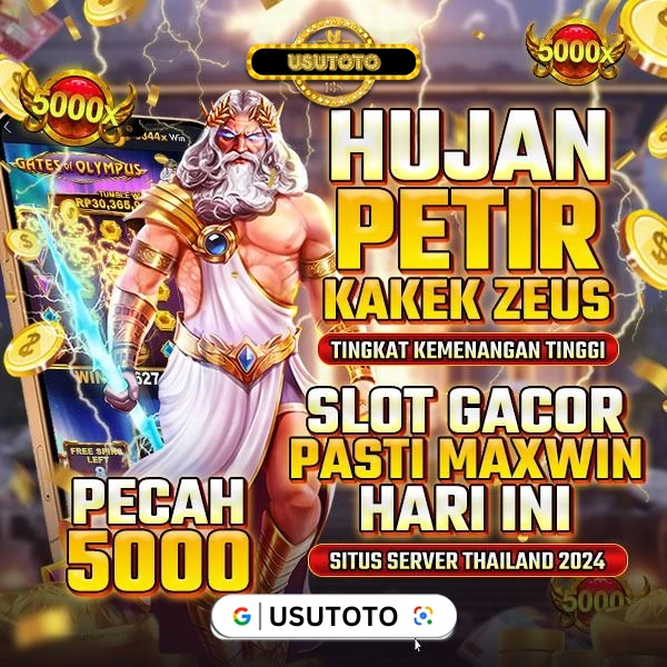 USUTOTO: Situs Slot Gacor Maxwin Olympus X5000 Gampang Menang